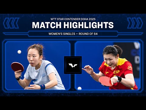 Yang Ha Eun vs Maria Xiao | WS R64 | WTT Star Contender Doha 2025