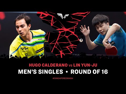 Hugo Calderano vs Lin Yun-Ju | MS R16 | Singapore Smash 2025