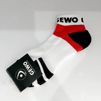 جوراب جوو سفید قرمز سایز بزرگ