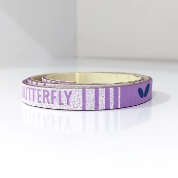 نوار دور راکت پینگ پنگ باترفلای فومی رنگ بنفش-سفید