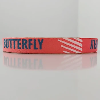 نوار دور راکت ضربه گیر فومی باترفلای رنگ گلبهی خط دار سفید