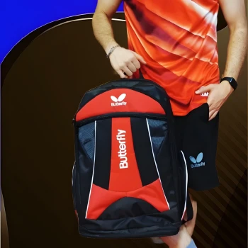 کوله پشتی باترفلای قرمز