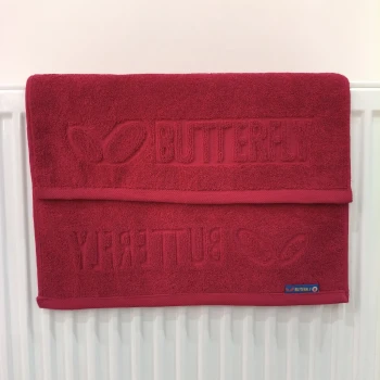 حوله ورزشی باترفلای اعلا قرمز سایز بزرگ