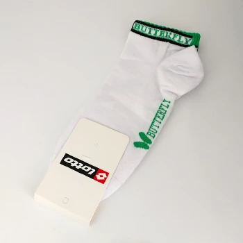 جوراب پینگ پنگ فری سایز باترفلای رنگ سفید-سبز