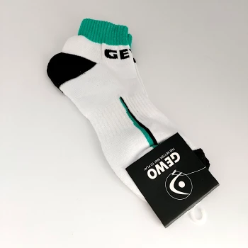 جوراب جوو سفید سبز سایز بزرگ