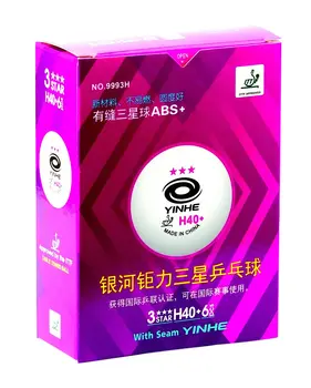توپ پینگ پنگ یینهه سه ستاره  ABS مدل H40 پلاس
بسته 6 عددی