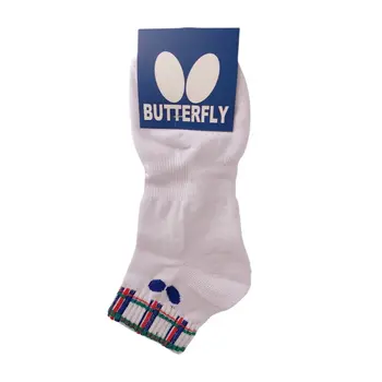 جوراب باترفلای حوله ای لوگو آبی