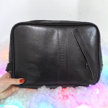 کیف پینگ پنگ باترفلای 5 زیپ چرم رنگ مشکی