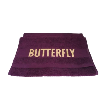 حوله ورزشی باترفلای رنگ بادمجانی